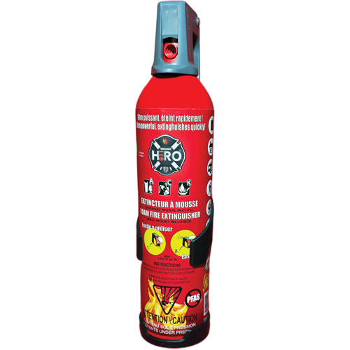 Hero 911 PFAS-Free Fire Extinguisher, ACK, 750 ml Capacity Haskins Industrial Inc.