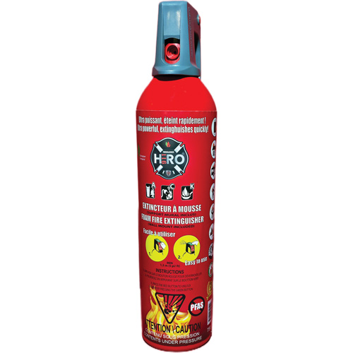 Hero 911 PFAS-Free Fire Extinguisher, ACK, 750 ml Capacity Haskins Industrial Inc.