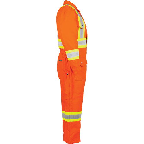 High-Visibility Lined Canvas Overalls, 2X-Large, High Visibility Orange Haskins Industrial Inc.