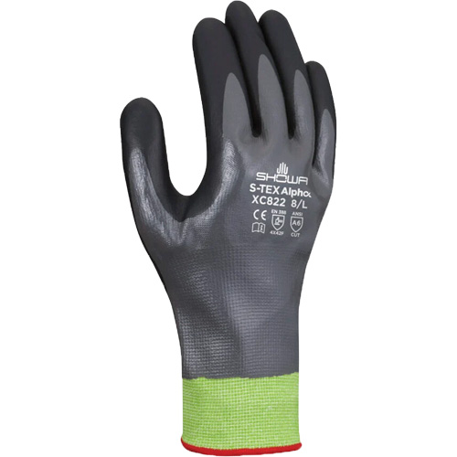 Gants r&eacute;sistants &agrave; la coupe S-TEX Alpha XC822, Taille 2T-Grand/10, Calibre 18, Rev&ecirc;tement Nitrile, Enveloppe en Tungst&egrave;ne, ASTM ANSI niveau A6 Haskins Industrial Inc.