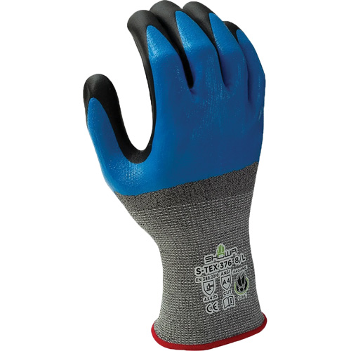 376 Cut-Resistant Gloves, 8/Large, Nitrile/Foam Nitrile Coating, 13 Gauge, Polyester/Stainless Steel Shell Haskins Industrial Inc.