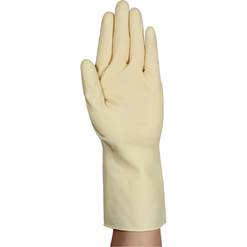 AlphaTec&reg; 87-137 Lightweight Natural Gloves, Size 8, 11.8" L, Rubber Latex, 16-mil Haskins Industrial Inc.