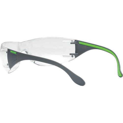 Adapt Lite Grey/Green Safety Glasses, Clear Lens, Anti-Fog/Anti-Scratch, ANSI Z87+/Meets/Exceeds CSA Z94.3 Haskins Industrial Inc.