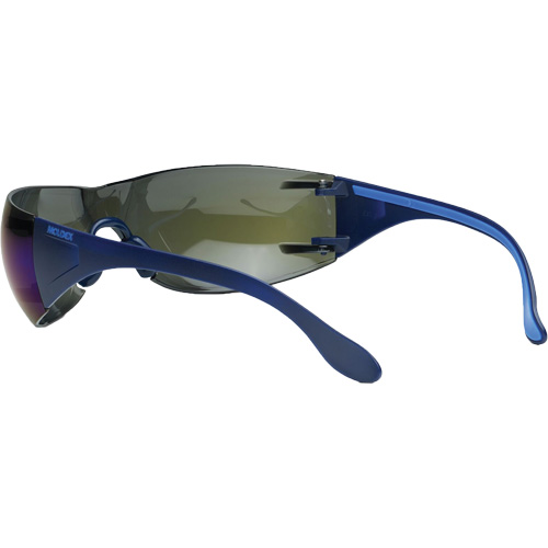 Adapt Lite Safety Glasses, Blue Mirror Lens, Anti-Fog/Anti-Scratch, ANSI Z87+/Meets/Exceeds CSA Z94.3 Haskins Industrial Inc.