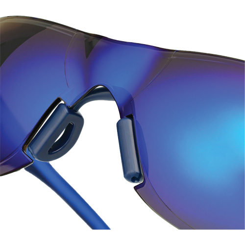 Adapt Lite Safety Glasses, Blue Mirror Lens, Anti-Fog/Anti-Scratch, ANSI Z87+/Meets/Exceeds CSA Z94.3 Haskins Industrial Inc.