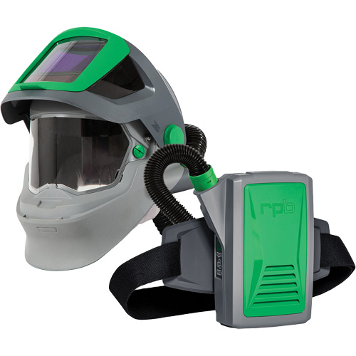 Respirateur de soudage Z4 avec joint de menton FR et APR motoris&eacute; PX5, Respirateur &agrave; masque/Masque de soudage Haskins Industrial Inc.