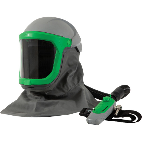 Respirateur Z-Link avec lentille de s&eacute;curitaire, cape &agrave; l'&eacute;paule FR, tube de respiration & C40, Respirateur &agrave; masque/Masque de soudage Haskins Industrial Inc.