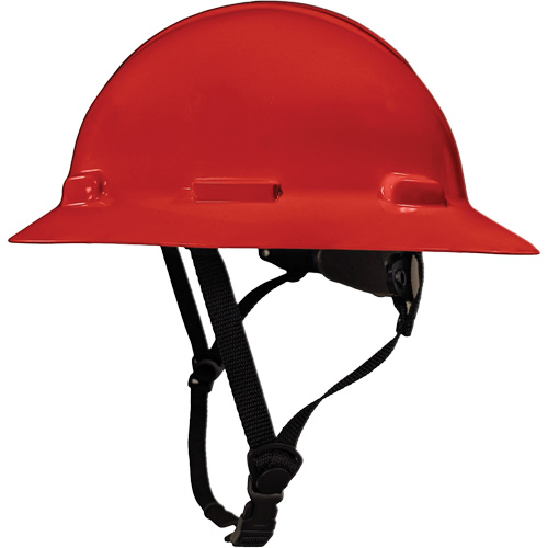 Casque de s&eacute;curit&eacute; &agrave; bordure compl&egrave;te LIDGUARD avec mentonni&egrave;re, R&eacute;pond aux normes CSA type 1, Suspension Rochet, Ventil&eacute; Haskins Industrial Inc.