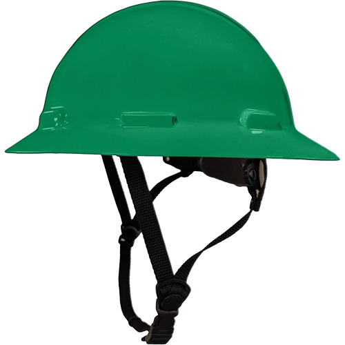 Casque de s&eacute;curit&eacute; &agrave; bordure compl&egrave;te LIDGUARD avec mentonni&egrave;re, R&eacute;pond aux normes CSA type 1, Suspension Rochet, Ventil&eacute; Haskins Industrial Inc.