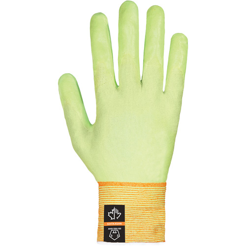 Dexterity Max Ultra-Thin High-Visibility Cut-Resistant Gloves, 9, Foam Nitrile Coated, ASTM ANSI Level A6 Haskins Industrial Inc.
