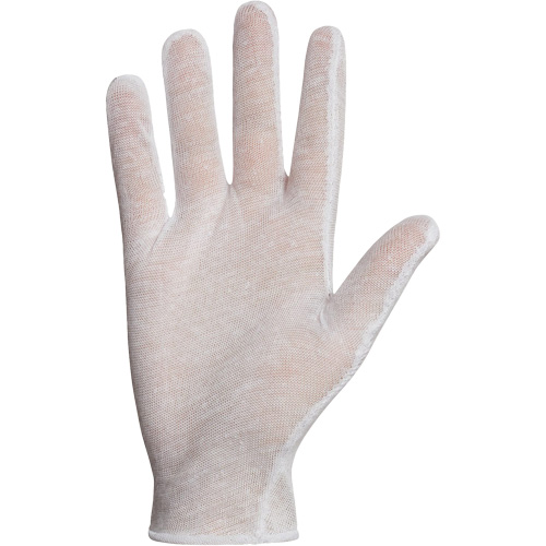 Superior&reg; ML40 Inspection Glove, Poly/Cotton, Hemmed Cuff, One Size Haskins Industrial Inc.