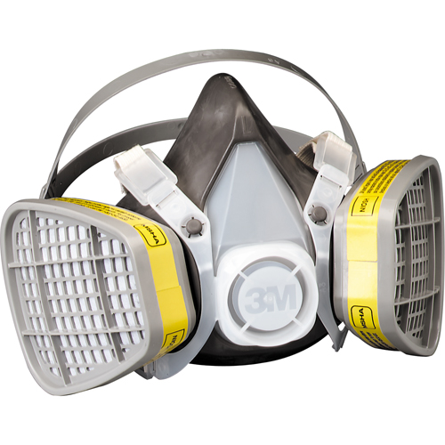Respirateur pour vapeurs organiques/gaz acide, &eacute;lastom&egrave;re/Thermoplastique, Moyen Haskins Industrial Inc.