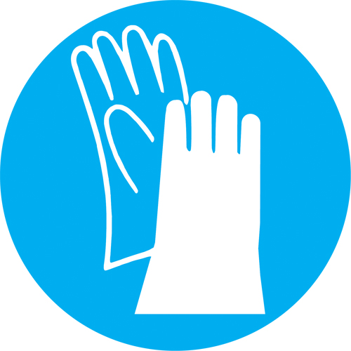 Right to Know Pictogram Labels -Boots, Vinyl, Sheet, 5/8" L x 3/4" W Haskins Industrial Inc.