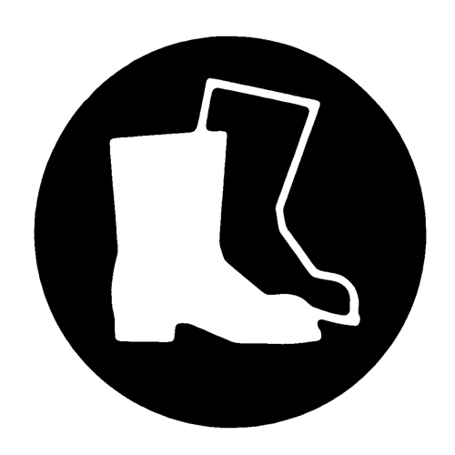 &eacute;tiquettes avec pictogramme Right to Know - Combinaison pleine protection, Vinyle, Feuille, 5/8" lo x 3/4" la Haskins Industrial Inc.
