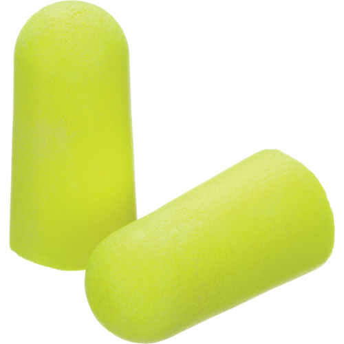 Bouchons d'oreilles n&eacute;on jaune E-A-Rsoft, Vrac - Sac en poly Haskins Industrial Inc.