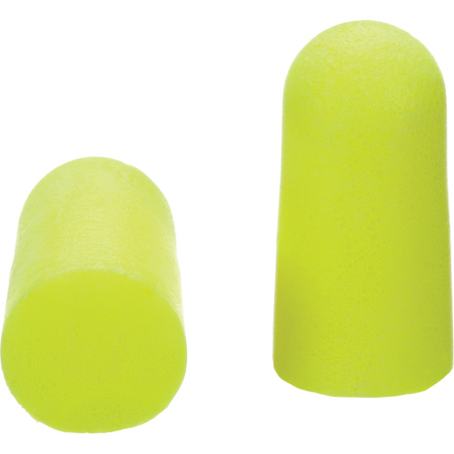 Bouchons d'oreilles n&eacute;on jaune E-A-Rsoft, Vrac - Sac en poly Haskins Industrial Inc.