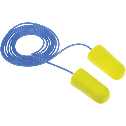 E-A-Rsoft Yellow Neon Earplugs, Bulk - Polybag, Corded Haskins Industrial Inc.