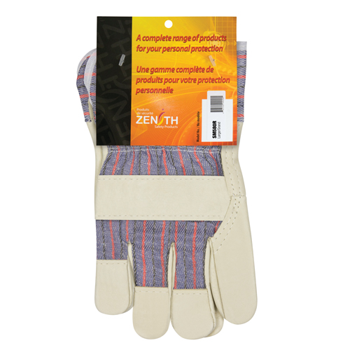 Abrasion-Resistant Comfort Fitters Glove, Large, Grain Pigskin Palm, Cotton Inner Lining Haskins Industrial Inc.