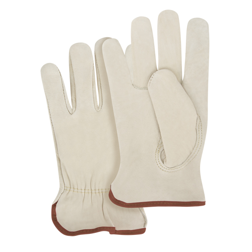 Gants pour conducteurs &agrave; ajustement serr&eacute;, Grand, Paume en Cuir fleur de vache Haskins Industrial Inc.