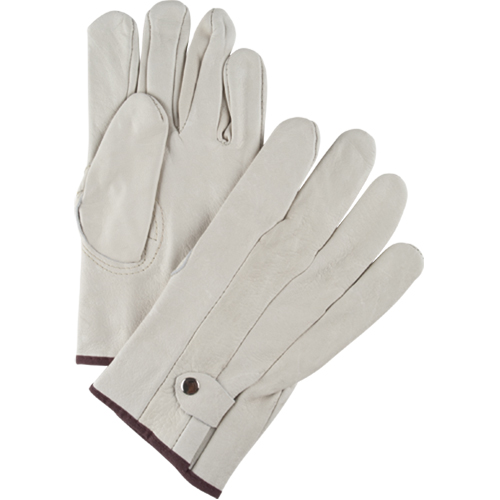 Standard-Duty Ropers Gloves, Large, Grain Cowhide Palm Haskins Industrial Inc.