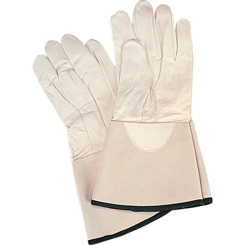 TIG Welding Gloves, Grain Sheepskin, Size Large Haskins Industrial Inc.