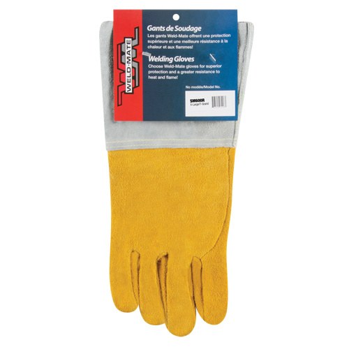 Superior Fit TIG Welding Gloves, Split Deerskin, Size X-Large Haskins Industrial Inc.