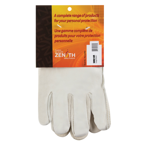 Gants de conducteur doubl&eacute;s pour l'hiver, Grand, Paume en Cuir fleur de vache, Molleton Haskins Industrial Inc.