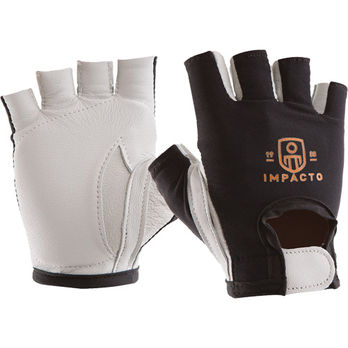 Anti-Impact Left-Hand Glove, Size Medium, Goatskin/Split Leather Palm Haskins Industrial Inc.