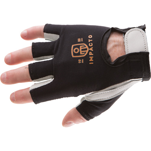 Anti-Impact Left-Hand Glove, Size Medium, Goatskin/Split Leather Palm Haskins Industrial Inc.