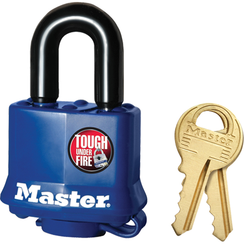 Weather-Resistant Padlock, Keyed Different, Laminated Steel, 1-9/16" Width Haskins Industrial Inc.