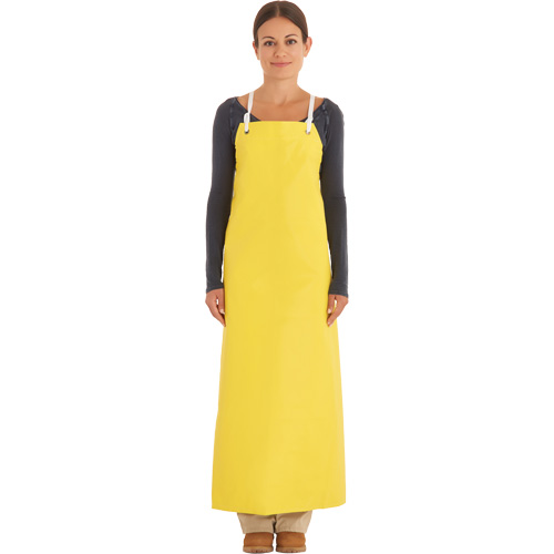 Reinforced Heavy-Duty Apron, Neoprene, 45" L x 35" W, Yellow Haskins Industrial Inc.