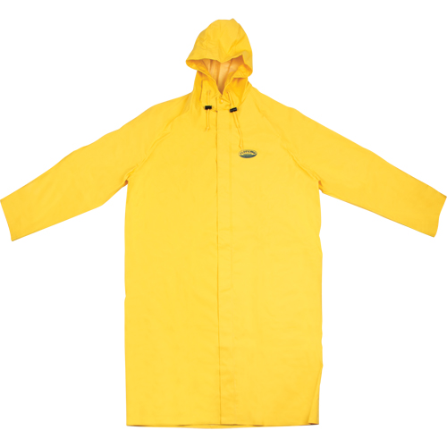 V&ecirc;tement imperm&eacute;able Hurricane ignifuge et r&eacute;sistans &agrave; l'huile, manteau de 48', 3T-Grand, Jaune Haskins Industrial Inc.