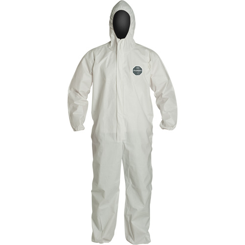 ProShield&reg; 60 Coveralls, Small, White, Microporous Haskins Industrial Inc.