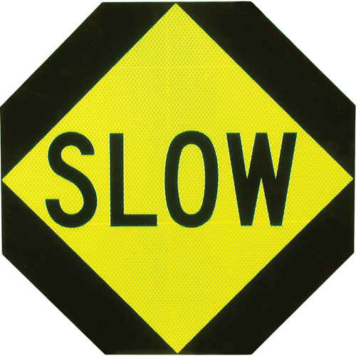 Double-Sided "Stop/Slow" Traffic Control Sign Haskins Industrial Inc.