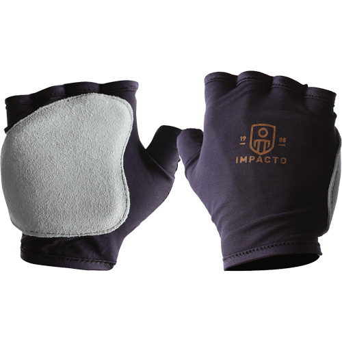 Anti-Impact Fingerless Right-Hand Glove, X-Small, Split Leather Palm, Slip-On Cuff Haskins Industrial Inc.