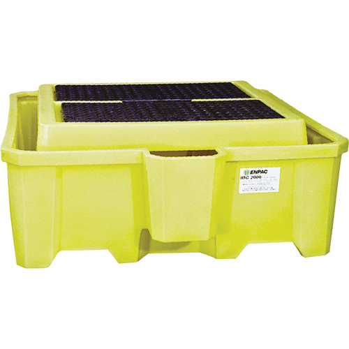 GRV 2000i sans drain, Capacit&eacute; de d&eacute;versement 385 gal. US, 73" x 80,5" x 29,5" Haskins Industrial Inc.