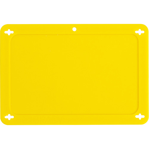 &eacute;tiquette vierge pour vanne, Plastique, 4-3/4" la x 3-1/4" h Haskins Industrial Inc.