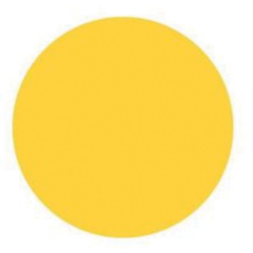 Round Write-On Labels, Circle, 3" L x 3" W, Yellow Haskins Industrial Inc.