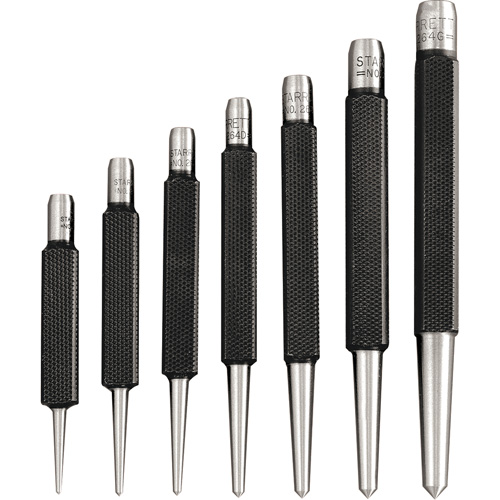 7-Piece Centre Punches With Square Shank Haskins Industrial Inc.