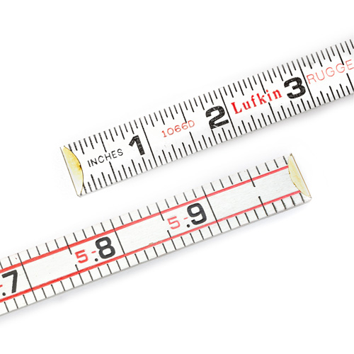 Red End&reg; Engineer's Scale Rule, 6' L, Wood, 1/16" Graduations Haskins Industrial Inc.