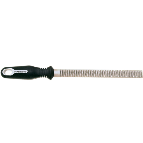 Limes avec poign&eacute;es ergonomiques, Demi-ronde, 8" Haskins Industrial Inc.