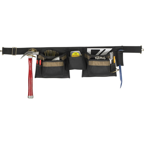 Ceinture &agrave; outils combin&eacute;e de luxe, Polyester, Noir Haskins Industrial Inc.