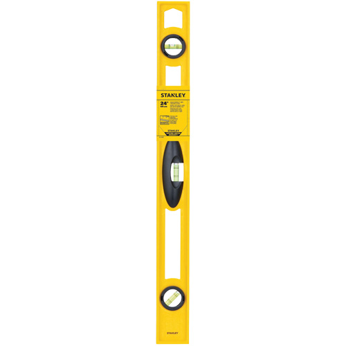 High-Impact ABS Level, I-Beam, 2' L, Plastic, 3, Non-Magnetic Haskins Industrial Inc.