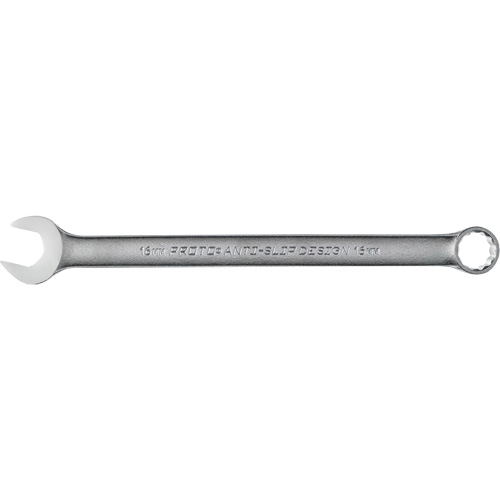 Combination Wrench, 12 Point, 16 mm, Satin Finish Haskins Industrial Inc.