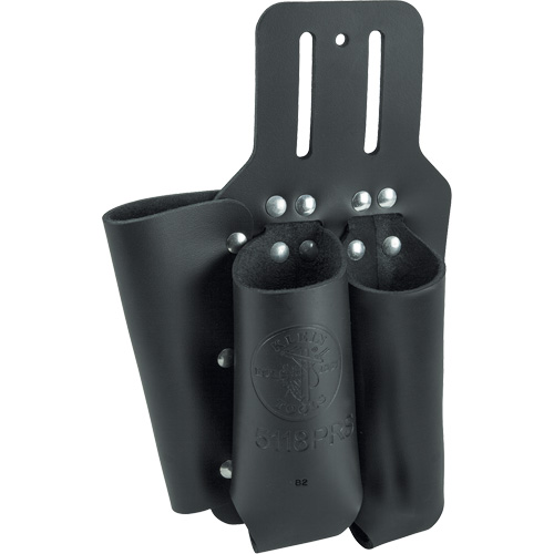 &eacute;tui pour pinces, r&egrave;gle & tournevis, Porte-outil multiple, Cuir, 3 Poches Haskins Industrial Inc.