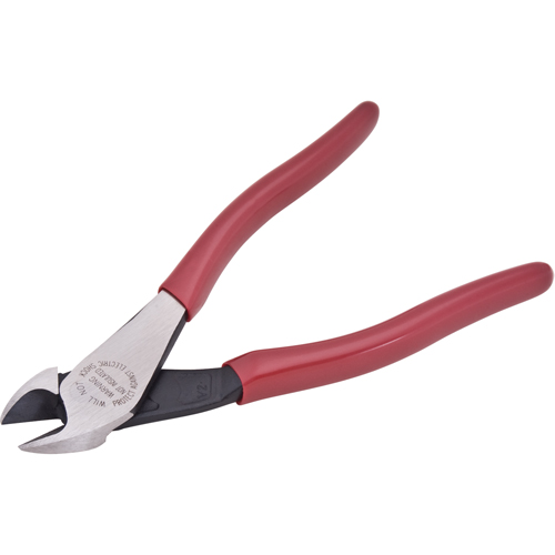 PINCE COUPANTE EN DIAG,ACTION LEVIER,TETE ANGULR, 8-1/16" lo Haskins Industrial Inc.