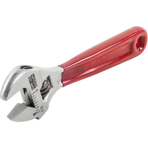 Adjustable Wrench, 4-1/2" L, 1/2" Max Width, Chrome/Polished Haskins Industrial Inc.