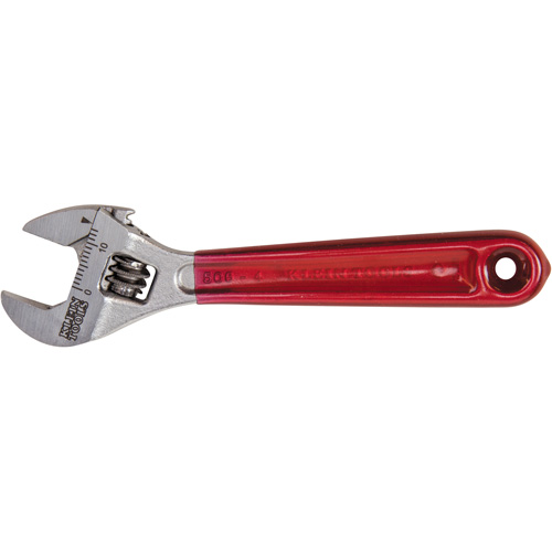 Adjustable Wrench, 4-1/2" L, 1/2" Max Width, Chrome/Polished Haskins Industrial Inc.