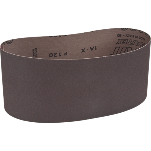 Courroie abrasive pour ponceuse portative, 4" la x 24" lo, Oxyde d'aluminium, Grain 120 Haskins Industrial Inc.