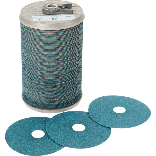 Disque en fibre pour meulage agressif Blue Line, Zirconium, 24, 9-1/8" Dia x 7/8" Arbre Haskins Industrial Inc.